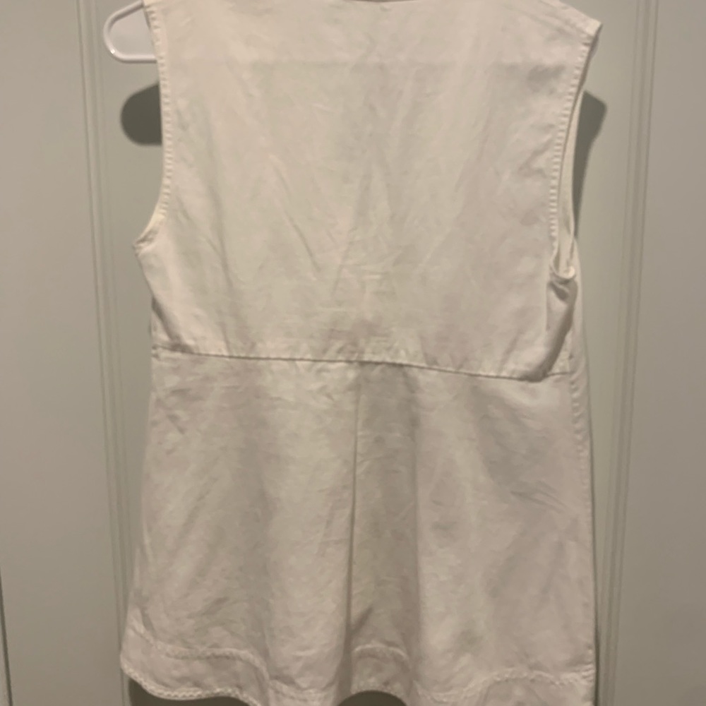 cos white blouse